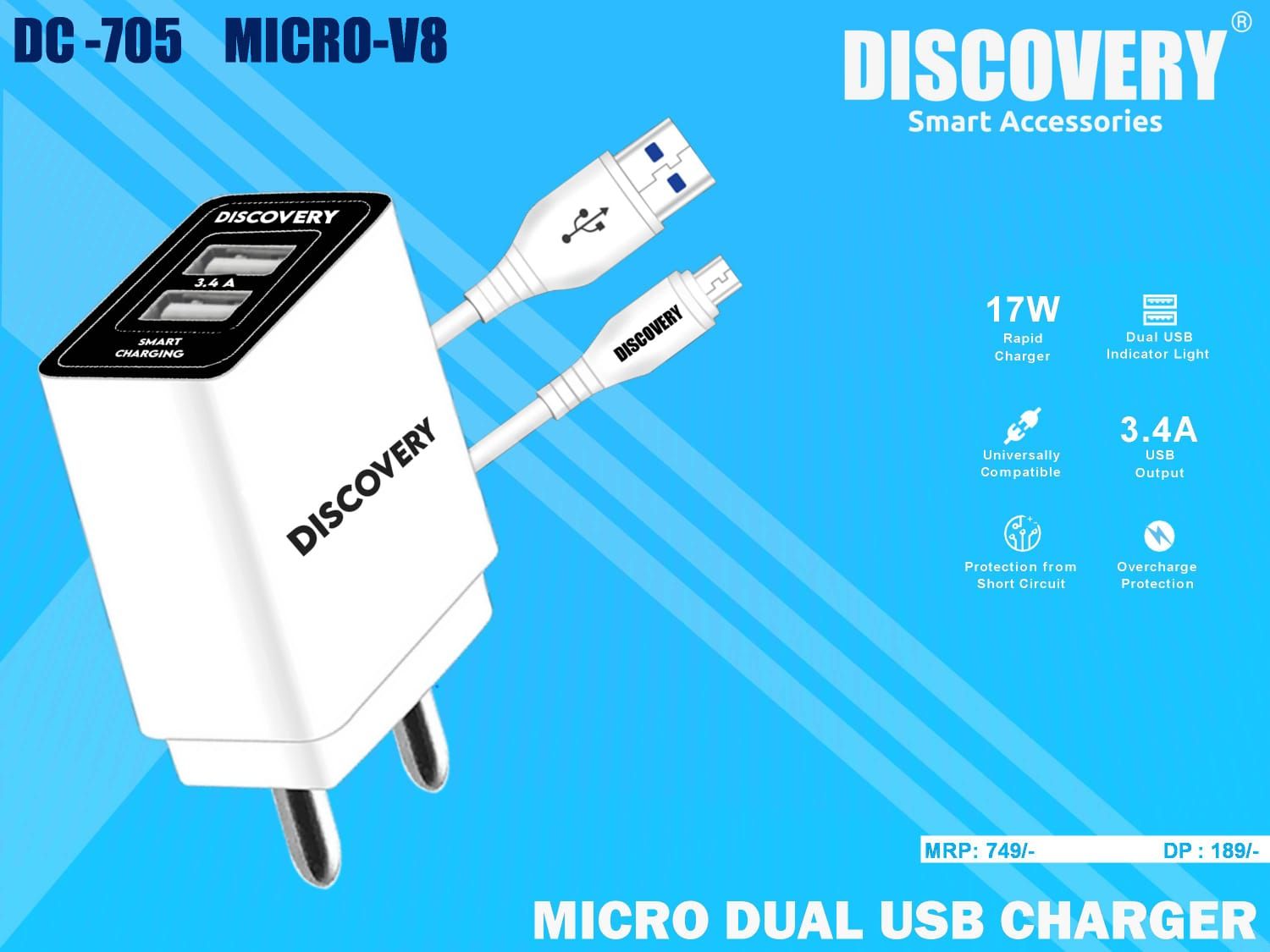 Micro Dual USB Charger